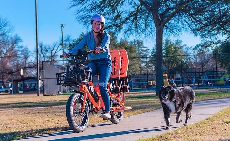 How to Ride an E-bike with Your Furry Friends