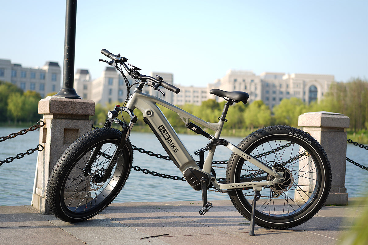 Pedal Assist Best Electric Bike 1000w Apex Full Suspension Fat