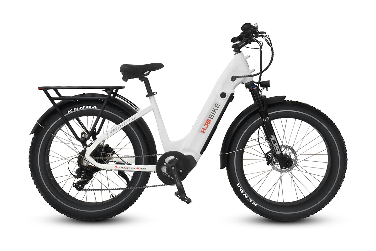 Full Suspension Step Through Fat Tire Ebike Step Through Electric
