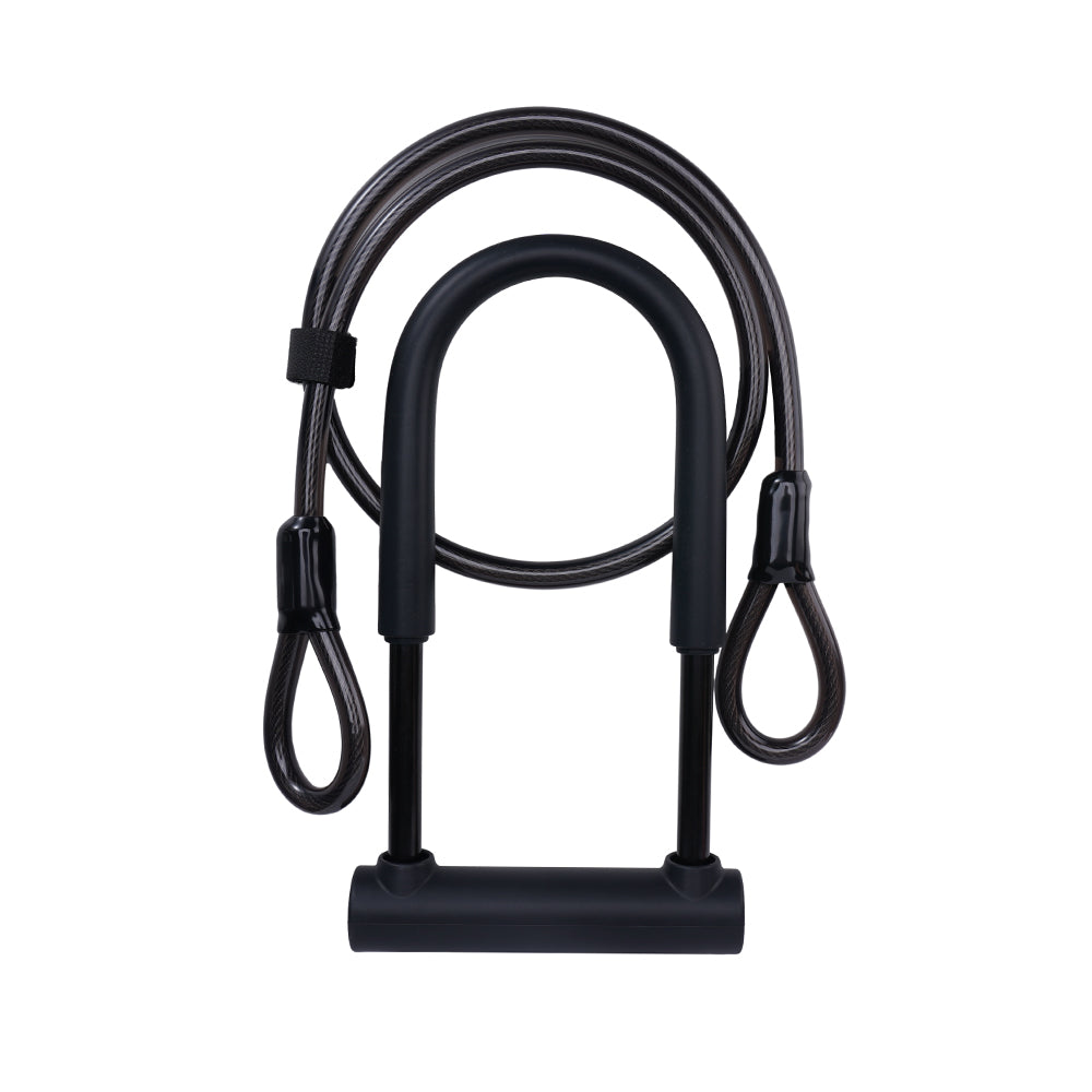 LuTuo Heavy Duty Anti-Theft Bike Lock with 2 Keys - 13.7mm Carbon Steel ... Bike u lock near me
