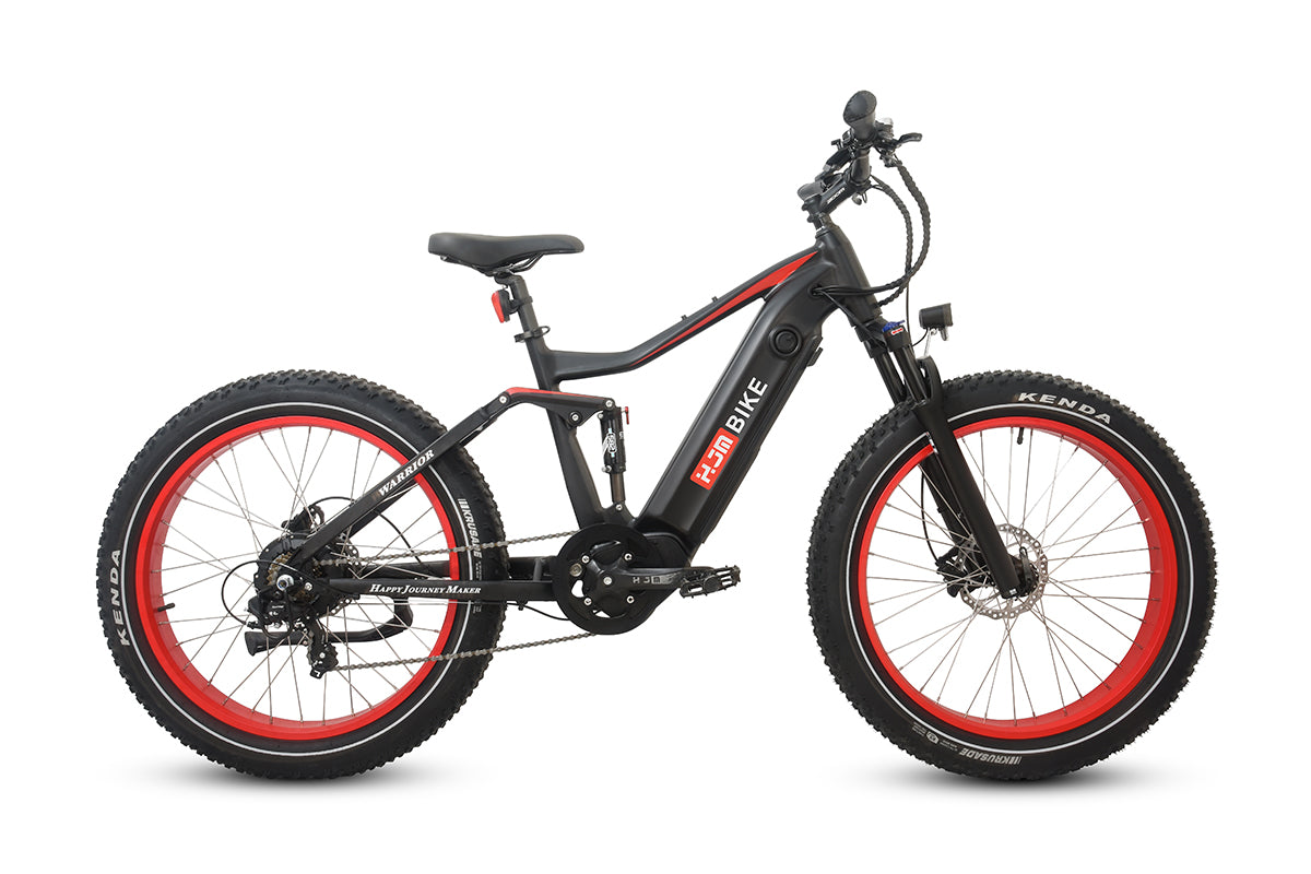 Warrior Full Suspension All Terrain eBike components