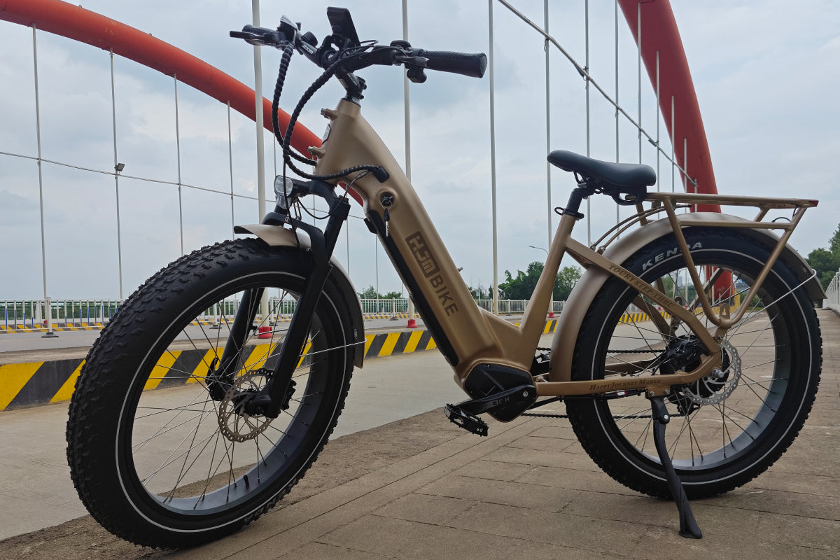 trekking e bike 1000 wh Fat Tire eBike All Terrain Electric Bike Adult Long Range Battery 750W Mountain Trial Off Road Bike, Step-Through / Charcoal Gray
