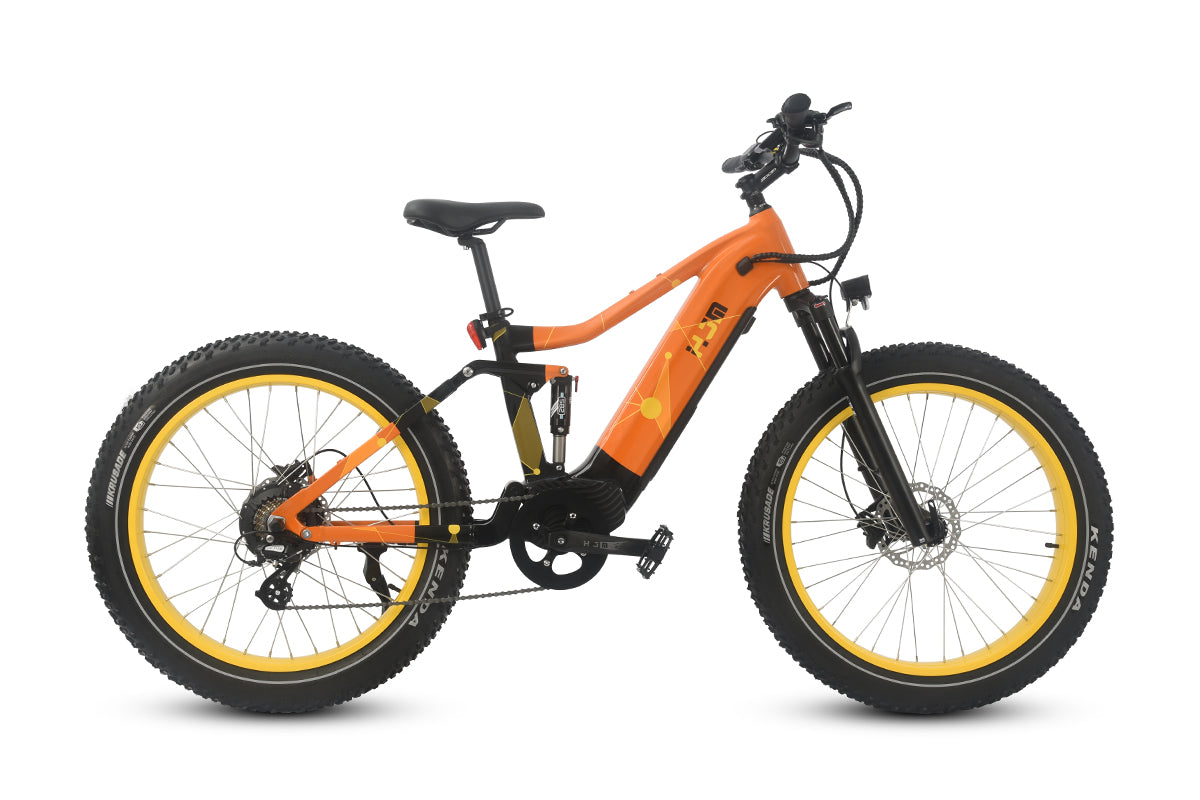 Warrior Full Suspension Fat Tire Ebike 1000W (Fully Assembled