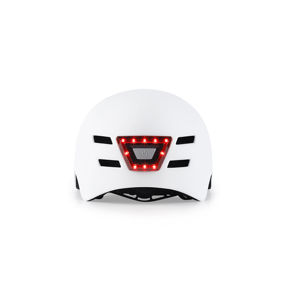 blinking motorcycle helmet Rechargeable Dual-light Night Flashing Helmet, Black / M: 21.2~22.4 inches/ 54~57cm