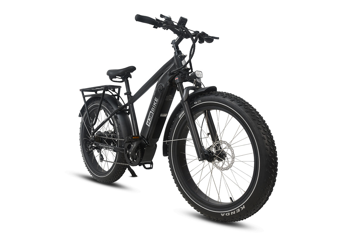 fat wheel electric bicycle Joyrider Step-Thru Fat Tire Ebike 24"(Recommended height is 5'/ Fully Assembled) / Charcoal Gray(Fully Assembled)