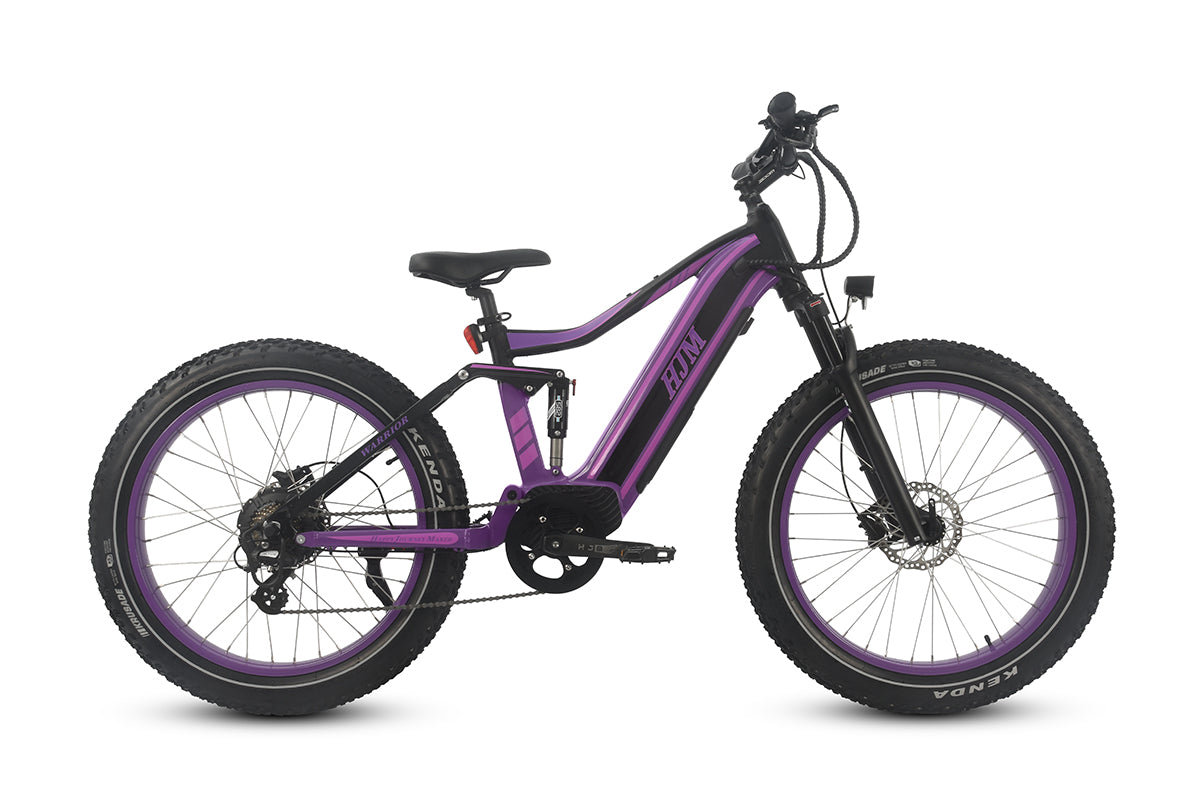 ev warrior electric bicycle Warrior Full Suspension All Terrain eBike, Warrior Pro (Torque Sensor) / Solar Flare