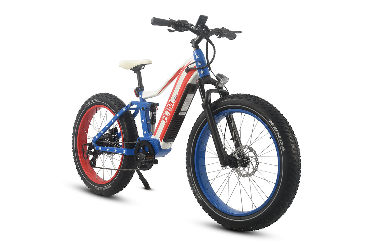 Warrior Full Suspension Fat Tire Ebike 1000W (Fully Assembled