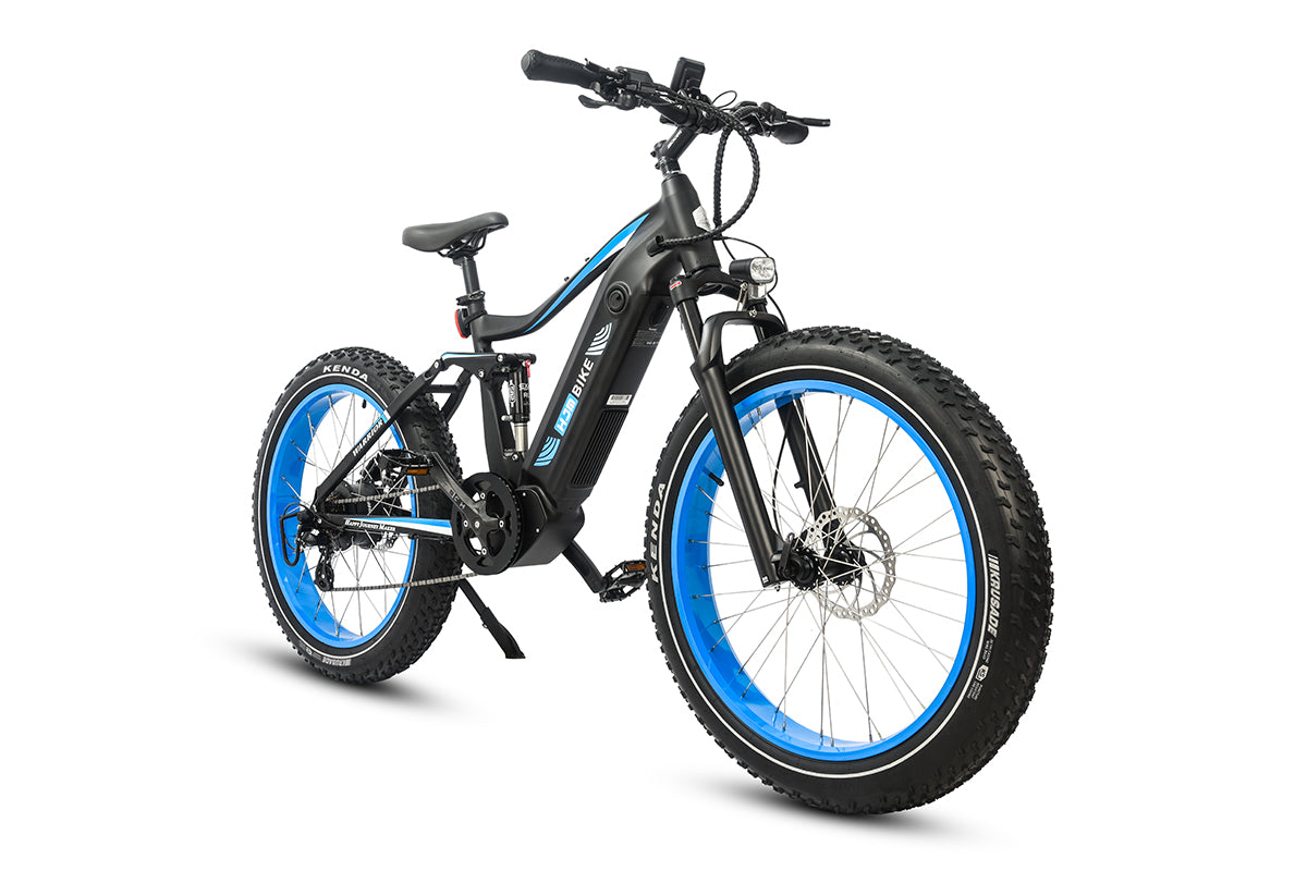 Warrior Full Suspension All Terrain eBike, Warrior / Azure Black
