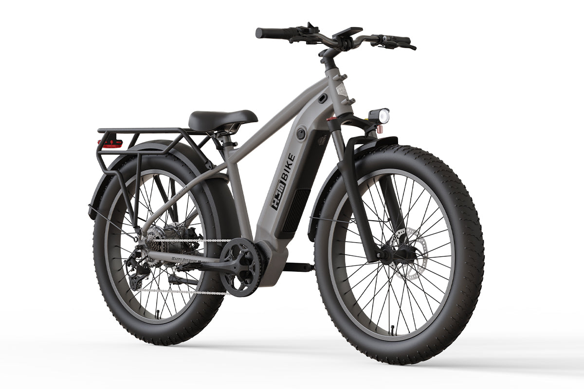 igo extreme 2.0 electric fat tire bicycle Joyrider Step-Thru Fat Tire Ebike 24"(Recommended height is 5'/ Fully Assembled) / Charcoal Gray(Fully Assembled)